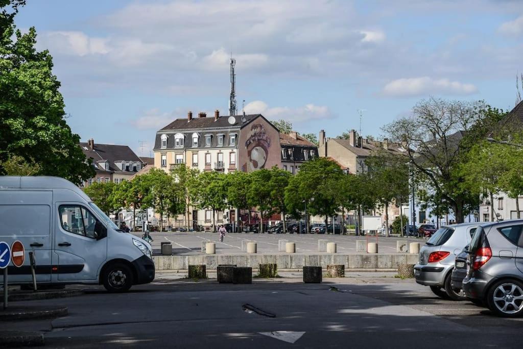 Appartement Charmant Tres Proche Centre-Ville, Parking Gratuits, Mulhouse Centre Luaran gambar